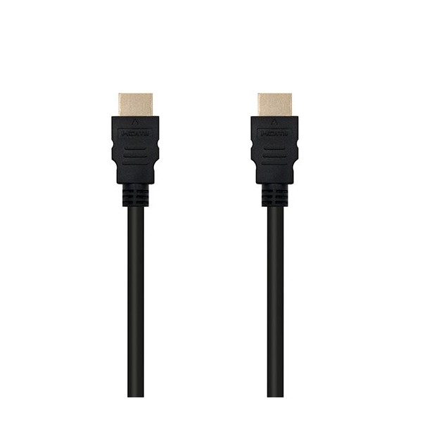 Cable hdmi(a) a hdmi(a) 4k 2m nanocable negro macho - macho -  60hz -  18gbps -  v2.0