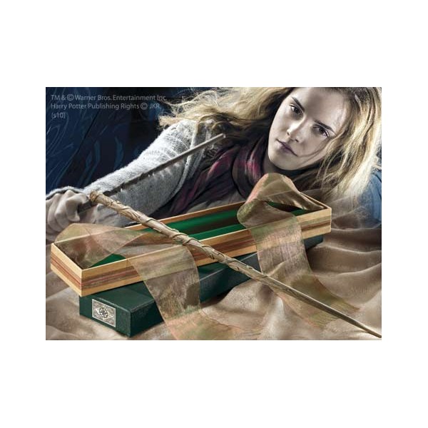 Replica the noble collection harry potter varita de hermione granger caja olivander