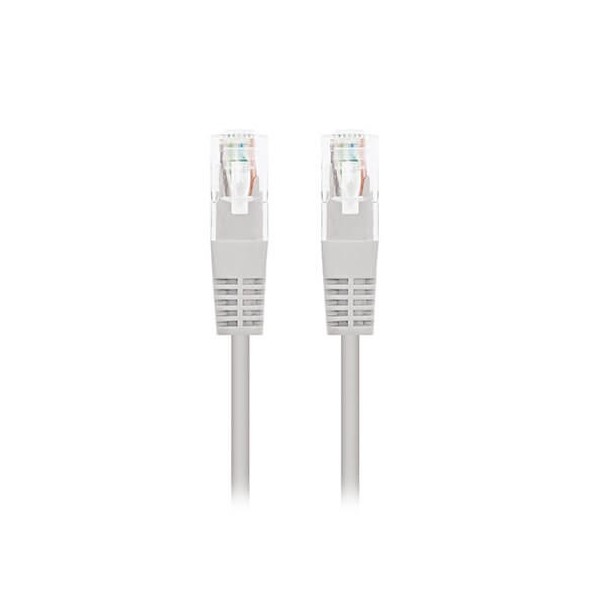 Cable red nanocable latiguillo rj45 utp cat6 0.3m gris 30cm