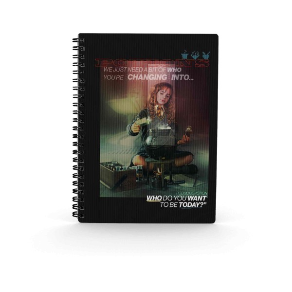 Libreta efecto 3d sd toys harry potter hermione pociones