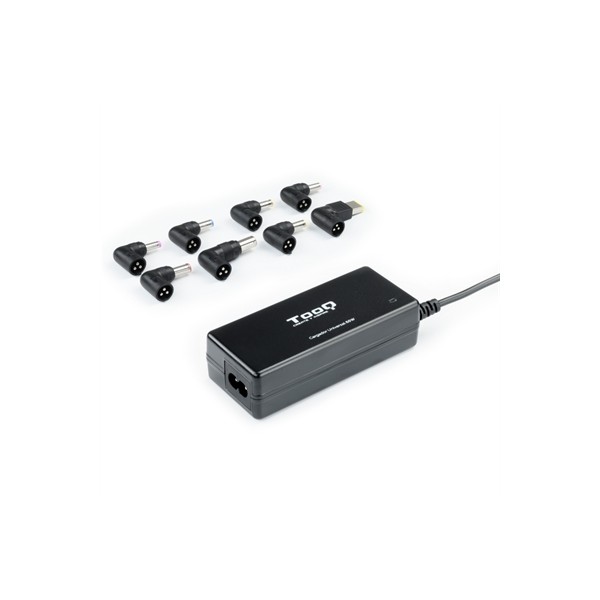 Cargador portatil universal tooq tqlc - 65bs02at 65w 1 x usb 8c negro