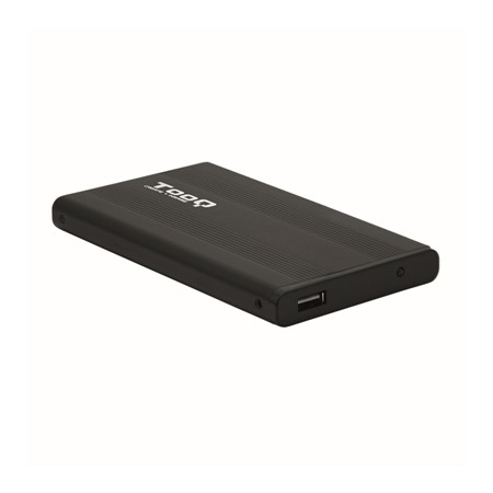 Caja externa tooq tqe - 2510b hdd - ssd 2.5 pulgadas 9.5mm sata usb 2.0 negra