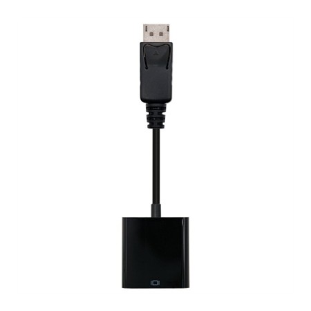 Adaptador displayport a svga nanocable macho - hembra 15cm negro
