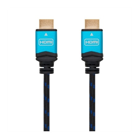 Cable hdmi 2.0 nanocable 4k 0.5m -  macho - macho -  negro