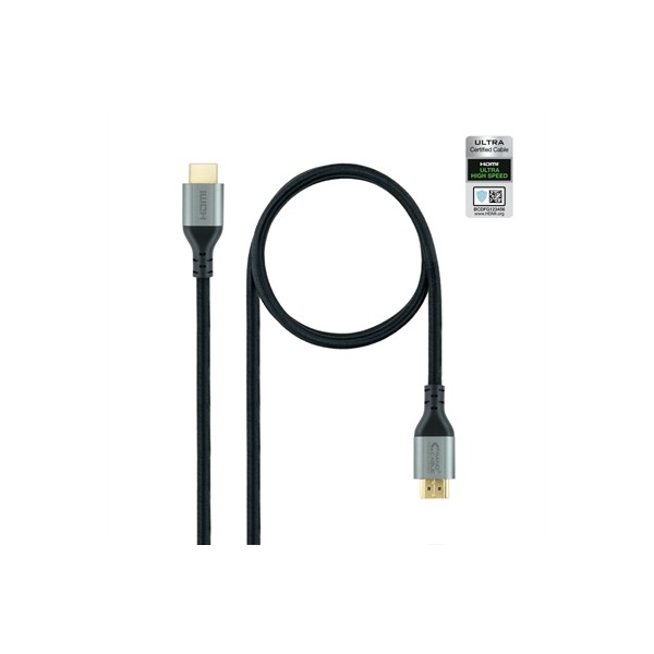 Cable hdmi 2.1 nanocable 1m -  macho - macho -  negro
