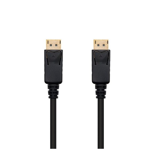Cable displayport nanocable 2m -  macho - macho -  negro