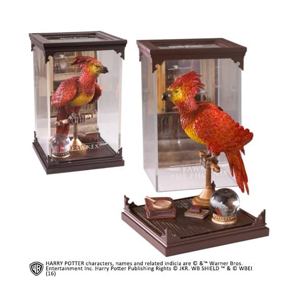 Figura the noble collection harry potter criaturas magicas fawkes fenix