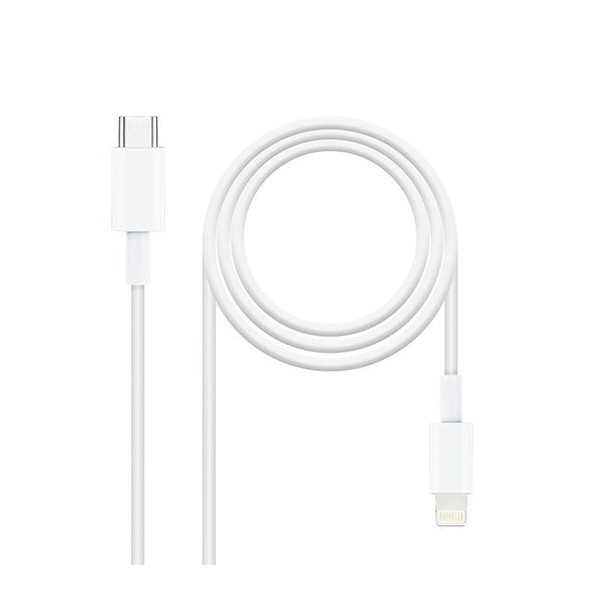 Cable lightning a usb c nanocable 50cm -  macho - macho