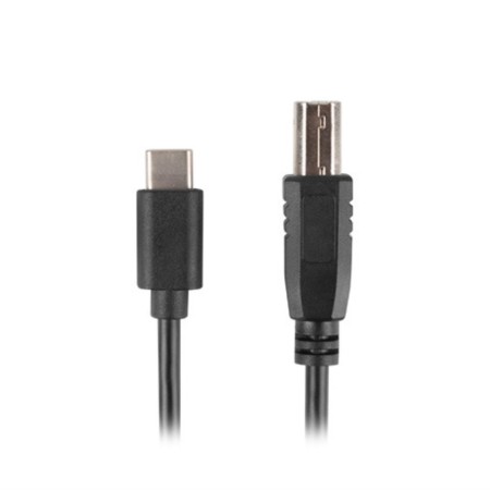 Cable usb tipo c a usb 2.0 tipo b lanberg 3m - macho -  macho - negro
