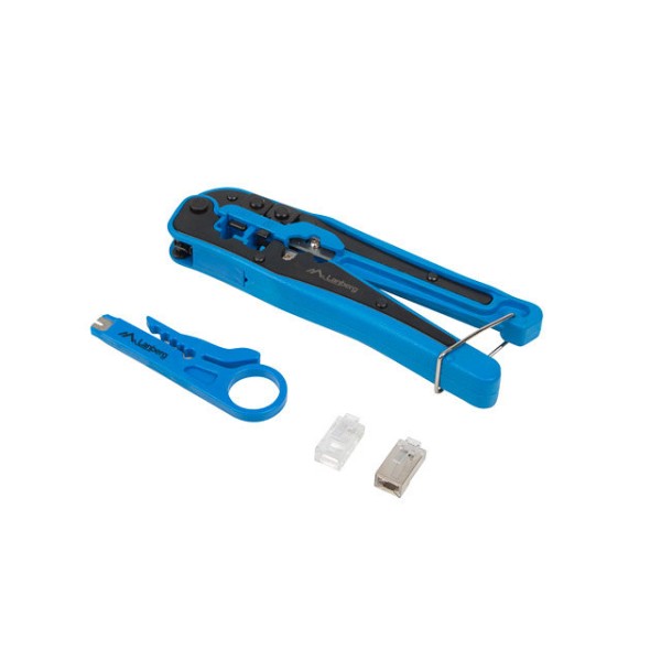 Kit crimpadora  stripping lanberg network nt - 0303 - conectores rj45