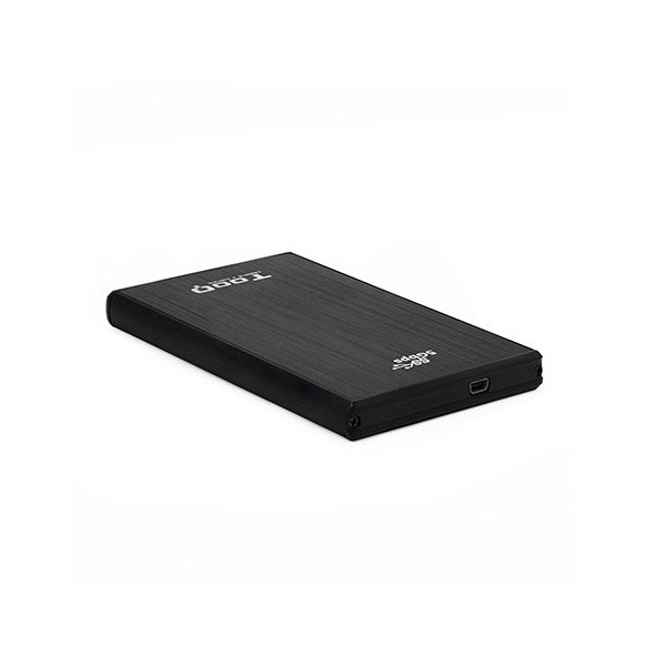 Caja externa tooq tqe - 2522b para hdd - ssd 2.5 pulgadas 9.5mm sata usb 3.0 negra