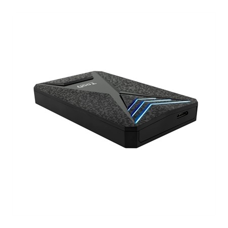 Caja externa gaming tooq tqe - 2550bl para hdd - ssd 2.5 pulgadas 9.5mm sata 3 usb 3.0 - 3.1 negro