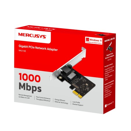 Tarjeta de red mercusys ma210e 1x rj45 pci express