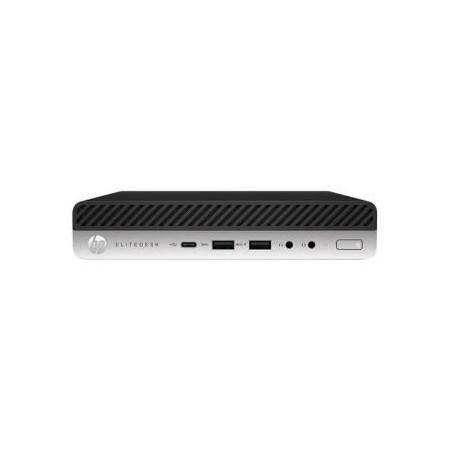 Ordenador reacondicionado mini hp elitedesk 800 g3 - i5 - 7th - 8gb - 256gb m2 - win 10 pro - sin cable trébol - sin vga