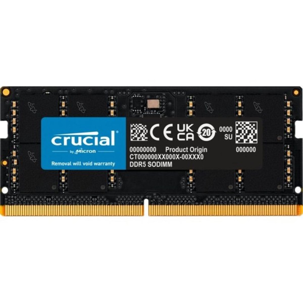 Memoria ram ddr5 32gb crucial  - sodimm - 4800 mt - s - pc5 38400 cl40