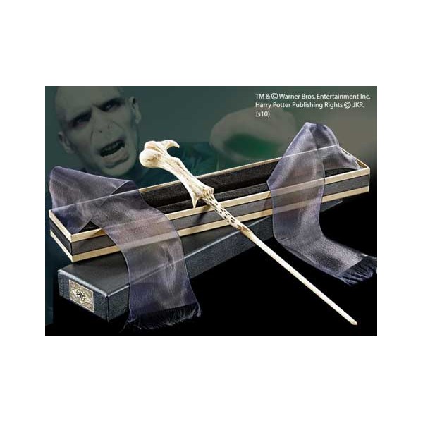 Replica the noble collection harry potter varita de lord voldemort en caja de olivander