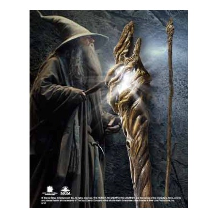 Replica the noble collection el hobbit vara de gandalf con luz 185 cm