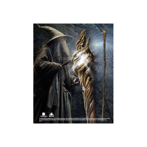 Replica the noble collection el hobbit vara de gandalf con luz 185 cm