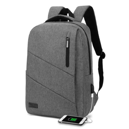Mochila para portatil subblim city 15.6 pulgadas gris