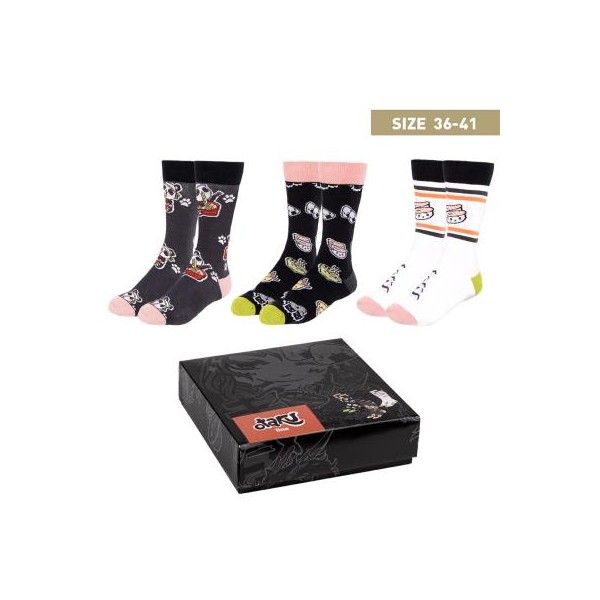 Pack calcetines 3 piezas otaku talla 36 -  41