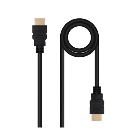 Cable nanocable hdmi v2.0 4k@60hz 18gbps a - m - a - m - 1.5 m - negro