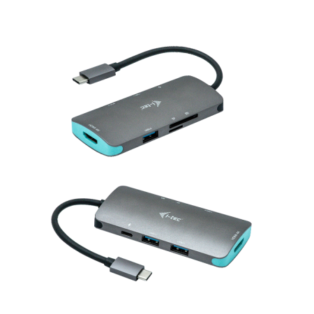 Docking station i - tec usb - c  power delivery 100w diseño nano