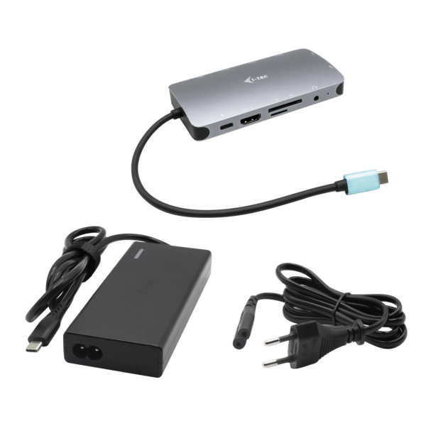 Nano dock i - tec usb - c metal dmi - vga with lan  universal charger 77 w