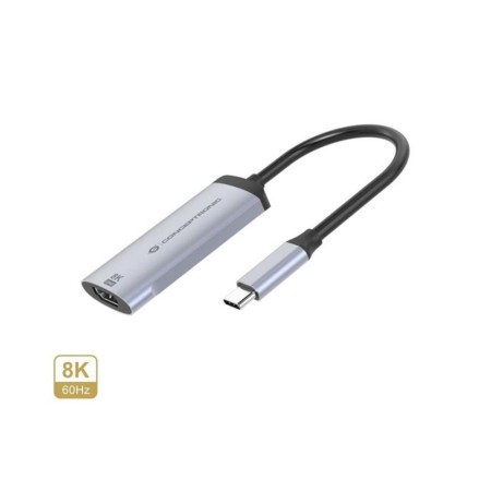 Adaptador usb tipo c a hdmi 8k conceptronic 8k 15cm -  macho - hembra