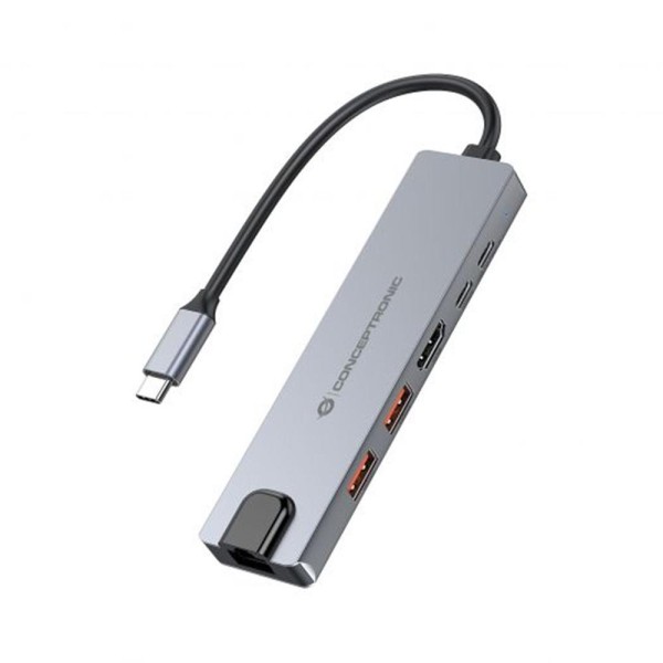 Docking station conceptronic donn29g usb tipo c 6 en 1