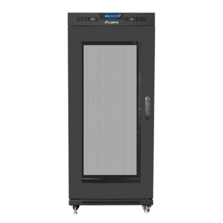 Armario lanberg rack 19 pulgadas 15u 800x1000 negro