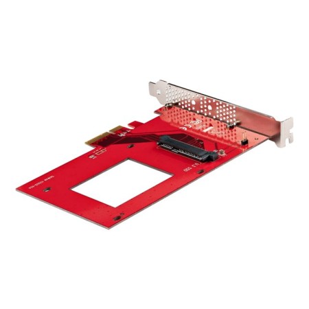 Tarjeta de puertos startech pex4sff8639u3 pcie 4.0 x4 adapter for 2.5 pulgadas u.3 nvme ssds