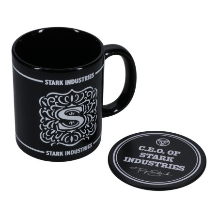 Taza  posavaso paladone stark industries