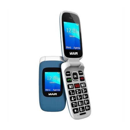 Telefono movil spc wuum 2335a azul - 2.4 pulgadas - dual sim - micro sd - radio fm - bt
