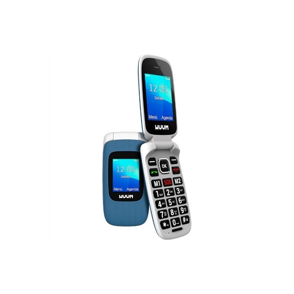 Telefono movil spc wuum 2335a azul - 2.4 pulgadas - dual sim - micro sd - radio fm - bt