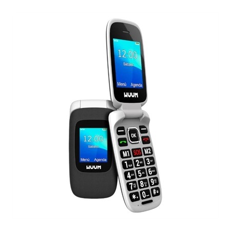 Telefono movil spc wuum 2335t titanio - 2.4 pulgadas - dual sim - micro sd - radio fm - bt