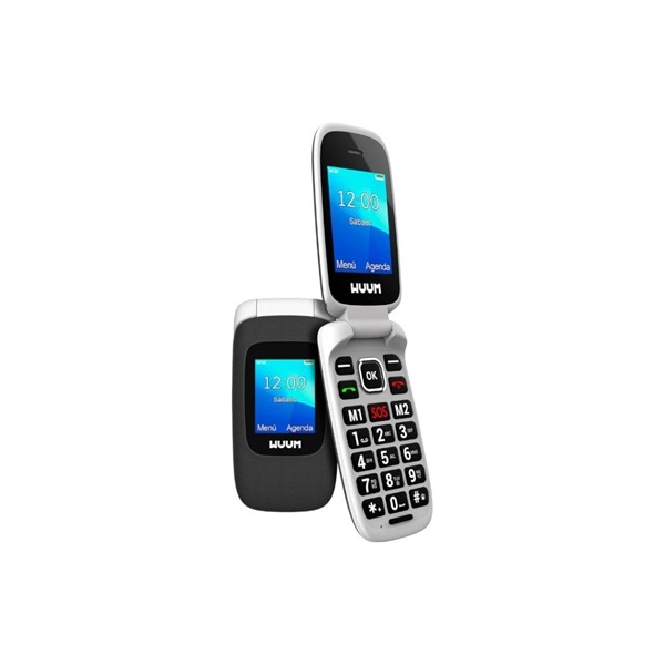 Telefono movil spc wuum 2335t titanio - 2.4 pulgadas - dual sim - micro sd - radio fm - bt
