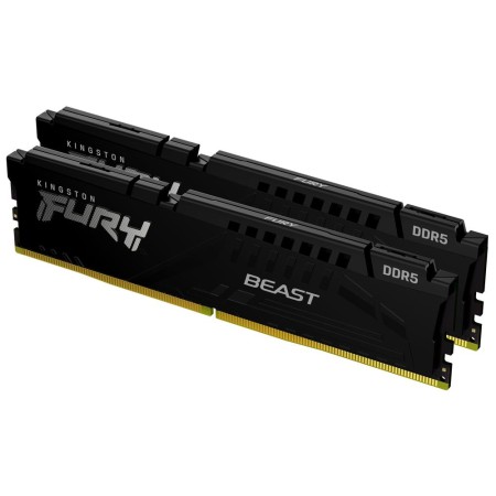 Memoria ram ddr5 32gb 2x16gb kingston - 6000mt - s - fury beast - cl30 - negro