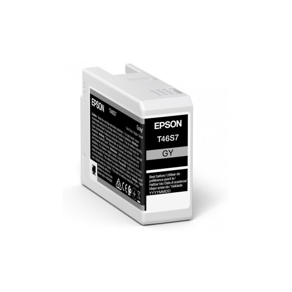 Epson  singlepack gray t46s7 ultrachrome pro 10 ink 25ml sc - p700