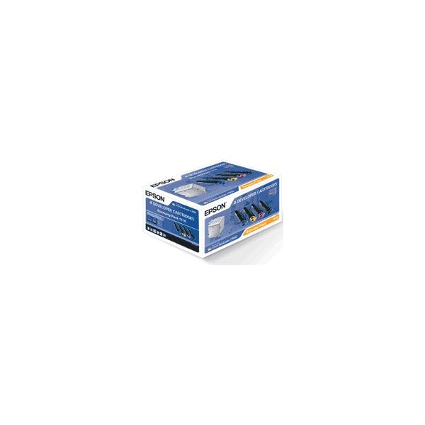 Pack toner epson aculaser c - 900 4 colores baja capacidad