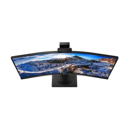 Monitor led 34 pulgadas philips p line 346p1crh - 00 curvo -  va -  dp -  hdmi -  100hz -  4ms -  vesa 100x100 -  webcam