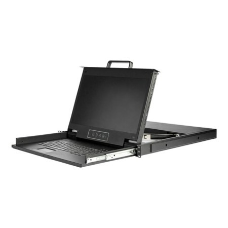 Consola kvm de montaje en rack de servidores startech 17.3 pulgadas