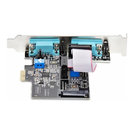 Tarjeta de red startech 2s232422485 - pc - card 2x rs232 pci express