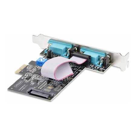 Tarjeta de red startech 2s232422485 - pc - card 2x rs232 pci express