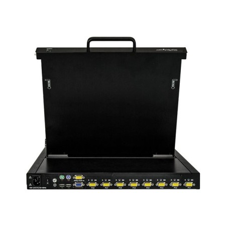 Consola kvm startech de montaje en rack de servidores 17 pulgadas