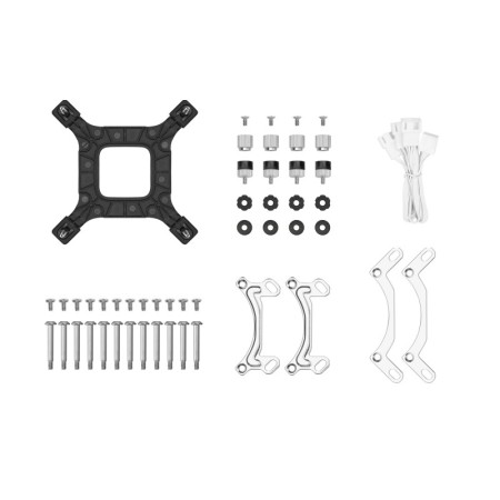 Kit refrigeracion liquida deepcool le360 v2 argb 3x 120mm blanco