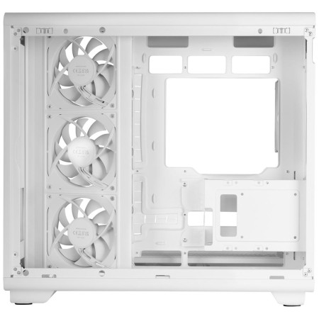 Caja ordenador mars gaming mc - revmaxw atx argb lcd 11.8 pulgadas cristal templado blanca