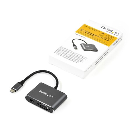 Adaptador usb tipo c a mini dp - vga startech macho - hembra