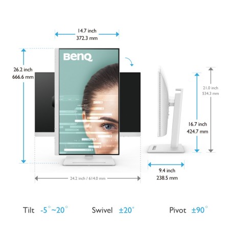 Monitor benq gw2790qt 27 pulgadas 2k 75hz