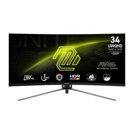 Monitor curvo gaming msi mag345cqrf e20 34 pulgadas uwqhd 200hz