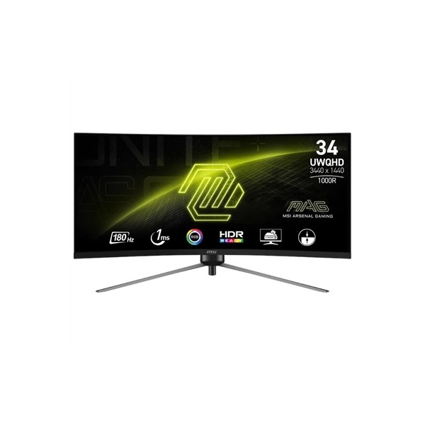Monitor curvo gaming msi mag345cqrf e20 34 pulgadas uwqhd 200hz
